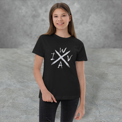 Ironside Cross Front Print Youth Tee
